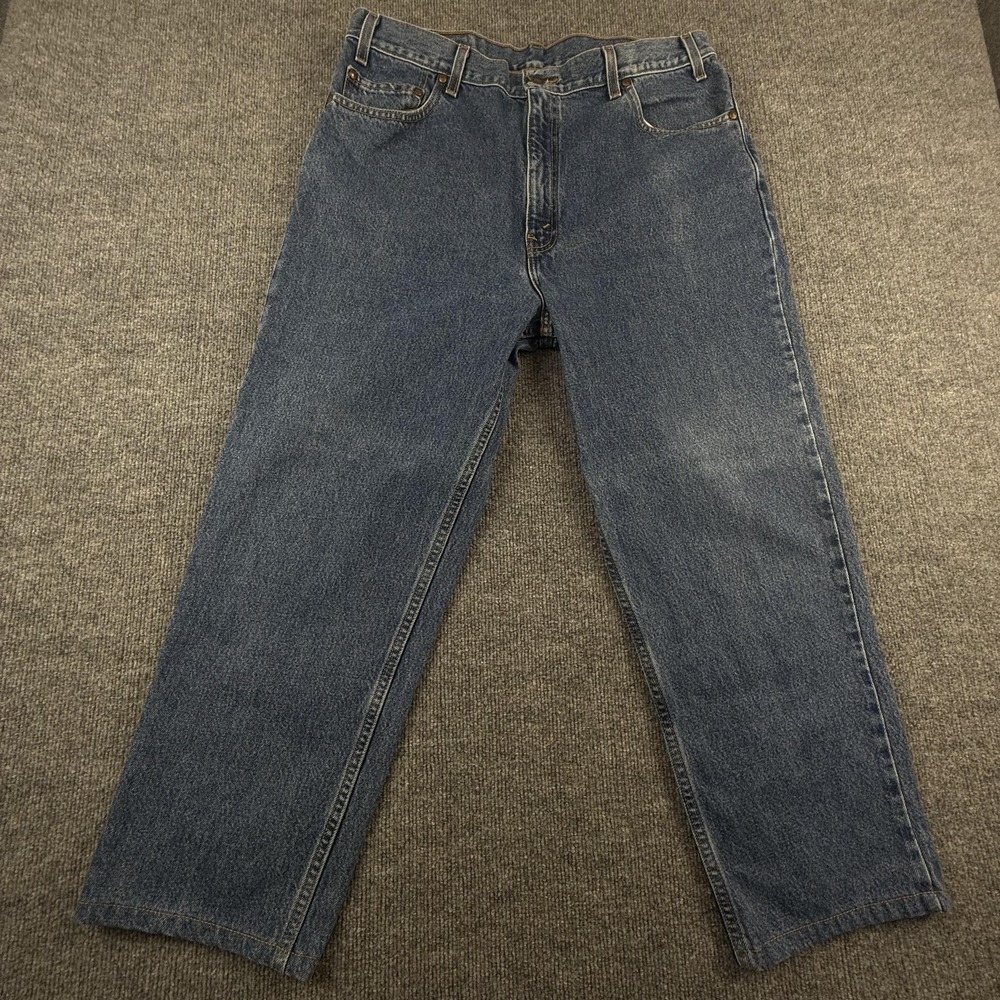 Levis 540 Jeans Mens 38x30 Blue Relaxed Fit Straight Leg Medium Wash Denim